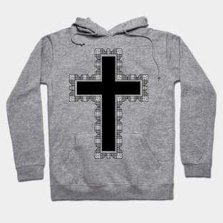 Christian Cross (black) Hoodie